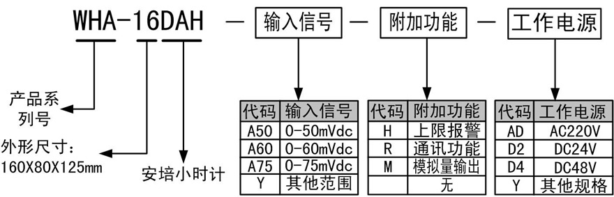 WHA-16DAH安培小時(shí)計(jì)